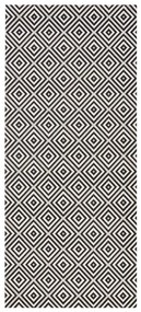 Covor de exterior NORTHRUGS Karo 80 x 120 cm, negru-alb