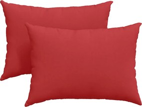 vidaXL Perne pentru canapea 2 pcs Roșu 70 x 50 cm țesătură