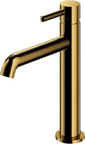 Baterie lavoar monocomanda Omnires Y finisaj auriu lucios