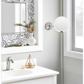 Oglindă de perete/cosmetică (5x) cu led/de mărire ø 20 cm Sensor – simplehuman