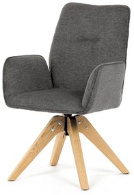 Scaun de sufragerie DCH-C2148 GREY2 cu materialimpermeabil