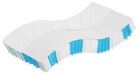 vidaXL Saltea cu arcuri buzunar, fermitate medie, 70x200 cm