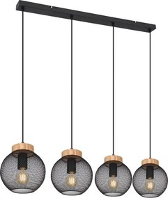 Globo 15663-4H - Lustru suspendat pe cablu PABLO 4xE27/40W/230V