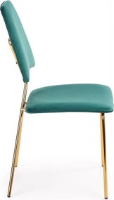 Scaun K411 velvet verde