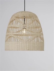 Lustra / Pendul modern design natural ratan MARLO D-46cm