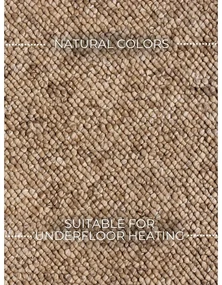 Covor maro deschis lavabil 160x230 cm Rocco Caramel – Elle Decoration