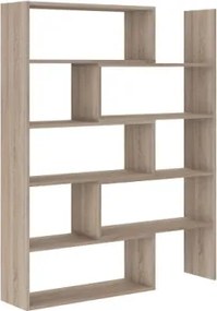 Biblioteca 75-125x138 cm, Kardal, ADRK Furniture (Culoare: Alb / Alb)