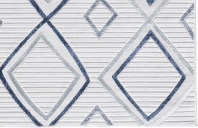 Covor SAND, 50x80 cm, forma dreptunghiulara, polipropilena, crem/albas