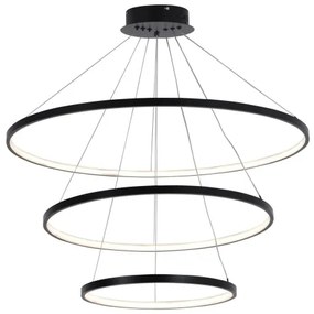 Lustră LED pe cablu LEA LED/60W/230V 4000K d. 80 cm negru