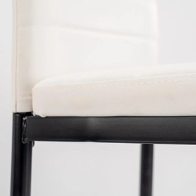 Scaun de masă Tino NOVA în alb și negru