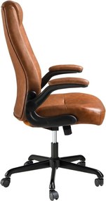 Scaun de birou modern piele sintetica Brown