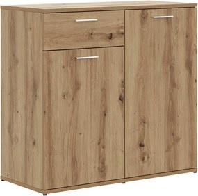 vidaXL Dulap, stejar artizanal, 80x36x75 cm, lemn prelucrat