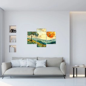 Tablou - Ilustrație peisaj (90x60 cm)