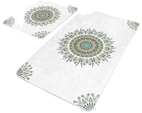 Covorașe de baie albe 2 buc. 60x100 cm – Mila Home