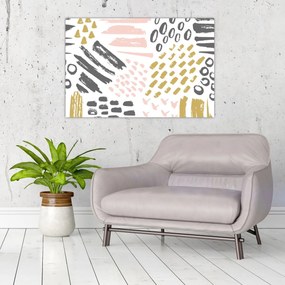 Tablou - Accidente vasculare cerebrale abstracte (90x60 cm)