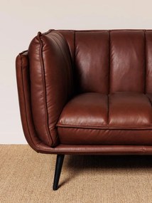 Canapea premium 3 locuri, din piele naturala, "Slowboy"