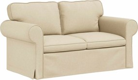 vidaXL Canapea Crem 155 x 82 x 80 cm țesătură