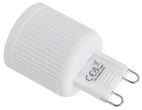 Set de 2 becuri LED G9 24mm 3W 300lm 2700K