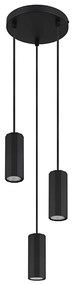 Lustră pe cablu Globo 57918-3HB JAMES 3xGU10/25W/230V negru