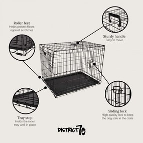 Cusca pliabila District 70 Crate - XXL