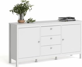 Bufet alb SALOMO cu 3 sertare