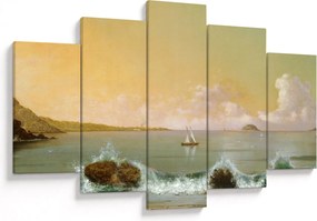 Tablou - Martin Johnson Heade, Rio de Janeiro Bay, reproducere (150x105 cm)