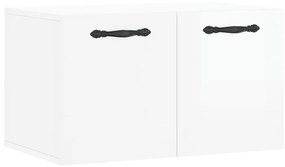 830014 vidaXL Dulap de perete, alb extralucios, 60x36,5x35 cm, lemn compozit