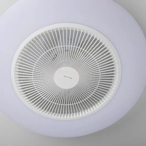 Plafonieră LED dimabilă cu ventilator Brilagi AURA LED/38W/230V alb + telecomandă