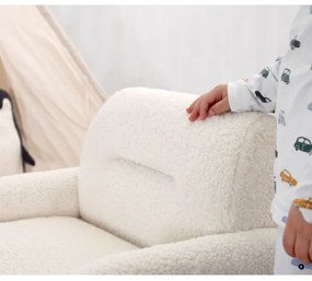 Fotoliu pentru copii LORY, alb