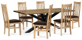 Set de scaune de sufragerie C-2100 BR2, stejar, 2buc.