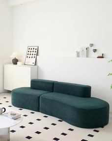 Canapea modulară din spumă cu memorie HD – 200x110x70 cm – design premium și confort inteligent (Culoare: Mustar)