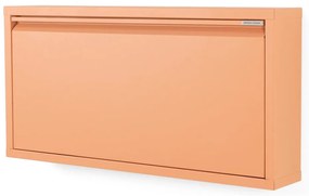 Pantofar somon cu deschidere înclinată din metal 75x37,5x12,5 cm Billy – Spinder Design