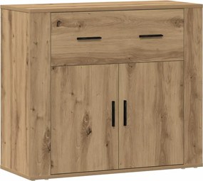 vidaXL Dulap, stejar artizanal, 80x33x70 cm, lemn prelucrat
