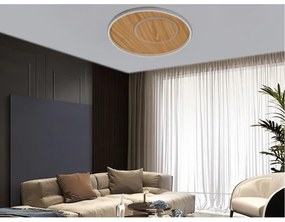 Plafonieră LED dimabilă LED/65W/230V 3000-6500K maro + telecomandă