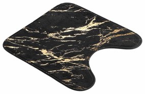 Covoraș de baie negru-auriu 45x45 cm Aquamarbre – douceur d'intérieur