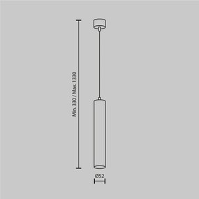 Pendul Focus LED P072PL-L12W3K-1 Maytoni LED, Alb, Germania