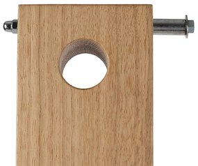Suport Vertical 8 Sticle Vin din Lemn de Stejar
