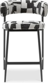 Scaun bar design LUX Counter Stool Folsom, Brooklyn black