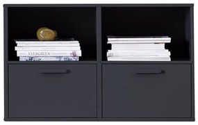 Comodă suspendată cu 2 uși Keep by Hammel, negru