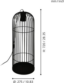 Eglo 43389 - Lampadar LED LATCHELY 1xGU10/5W/230V