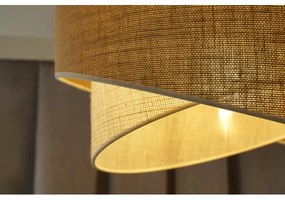 Lustră aplicată YUTE Duolla CELLO 1xE27/15W/230V d. 45 cm maro/gri