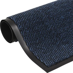 vidaXL Covoraș cu smocuri, albastru, 60x150 cm