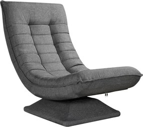 Șezlong ABERDEEN, 87x60x105cm, gri Casaria