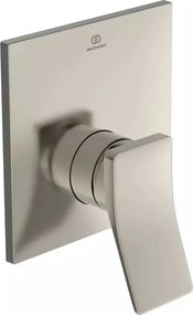 Baterie dus incastrata Ideal Standard Atelier Conca argintiu Silver Storm fara corp ingropat