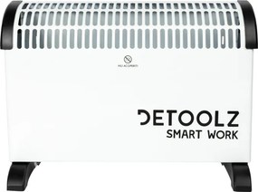 Convector,calorifer electric Detoolz, 2KW, 3 trepte de putere, cu termostat reglabil
