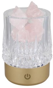 Lampă LED RGB tactilă reîncărcabilă dimabilă de masă Globo 21044 LIZZY LED/1W/5V 1200 mAh auriu