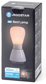 Corp de iluminat LED de veghe reîncărcabil Aigostar LED/0,5W/5V 3000K 650mAh