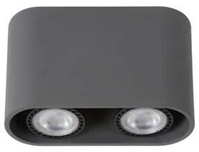 Lucide 09914/10/36 - Lampa spot LED BENTOO-LED 2xGU10/4,5W/230V gri
