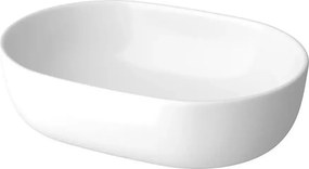 Lavoar pe blat Cersanit Moduo oval alb lucios 50 cm