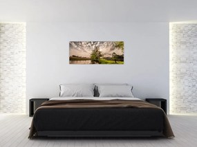 Tablou naturii cu raze de soae (120x50 cm)